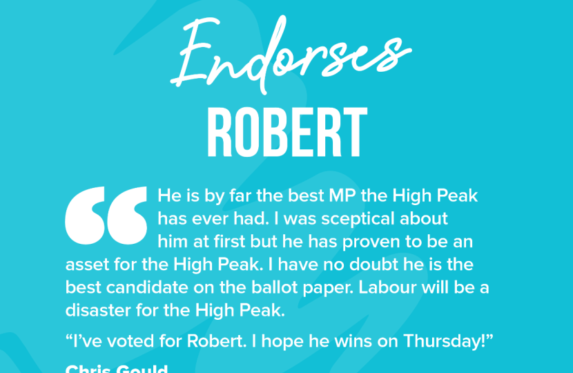 Reform candidate endorses Robert