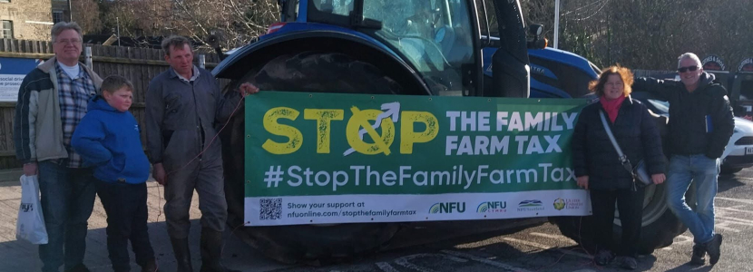 NFU day of action Councillor Adie Hopkinson